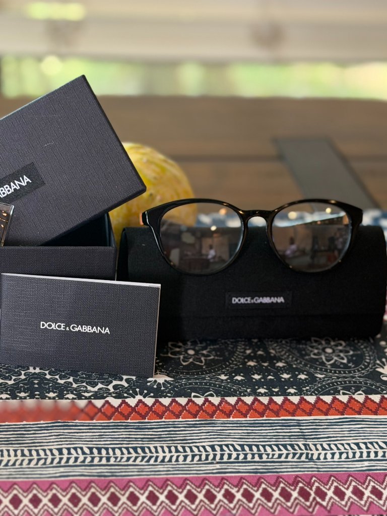 Dolce & Gabbana Dg3268 Eyeglasses, Black And Gold, Brand New, Full Inclusion